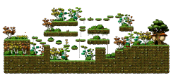 Lối Vào Bãi Quái Vật từ Thị Trấn Xanh